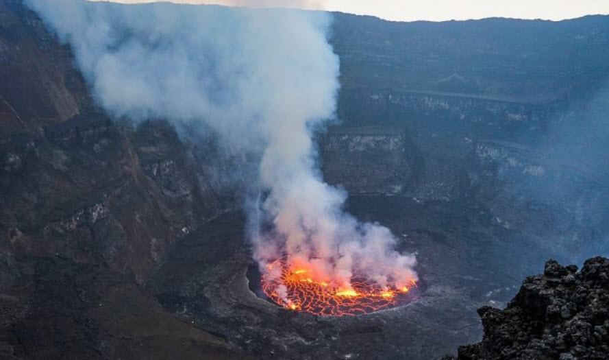 Mount Nyiragongo, Near Goma, North Kivu Province, DR Congo